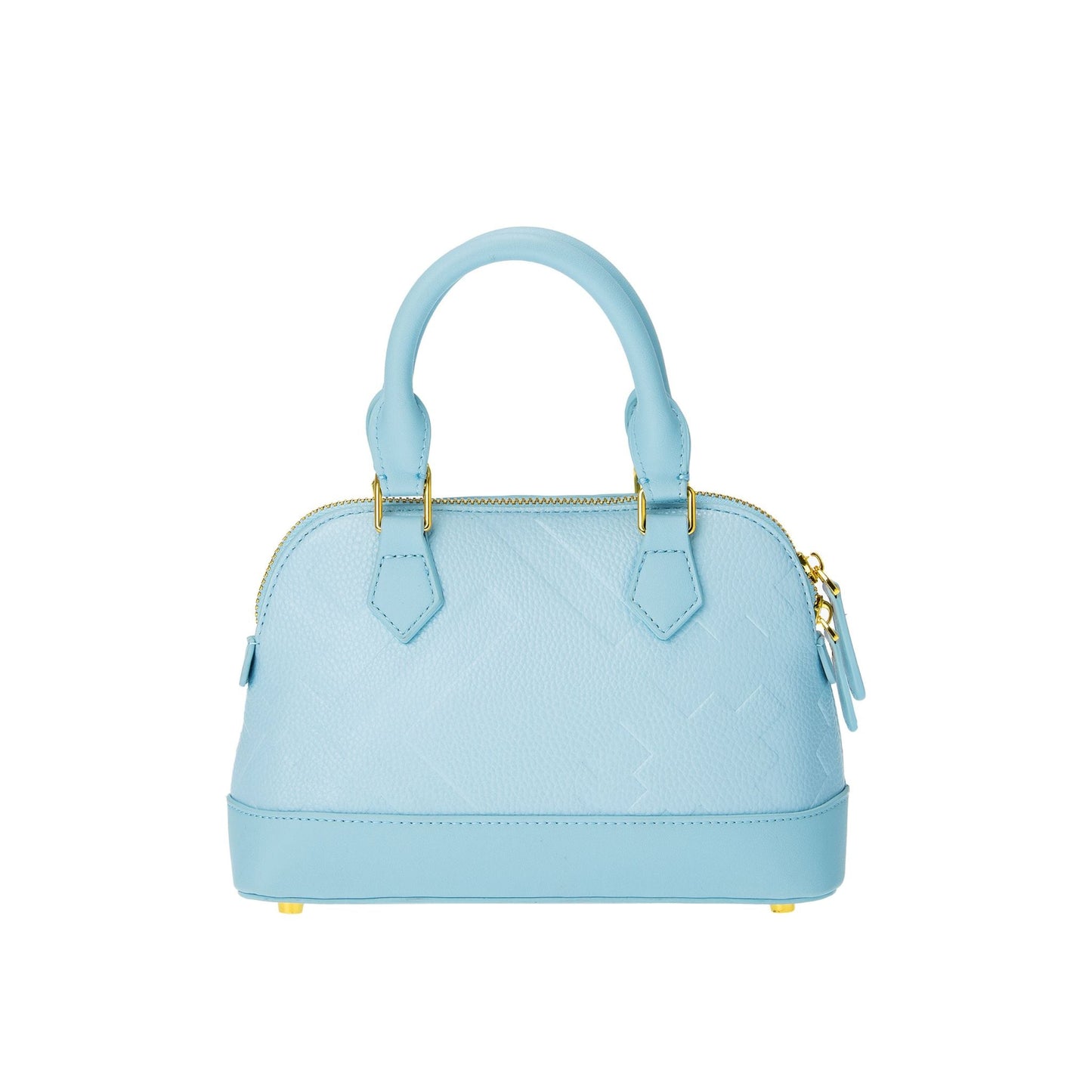 EMBOSSED DOME BAG - BLUE