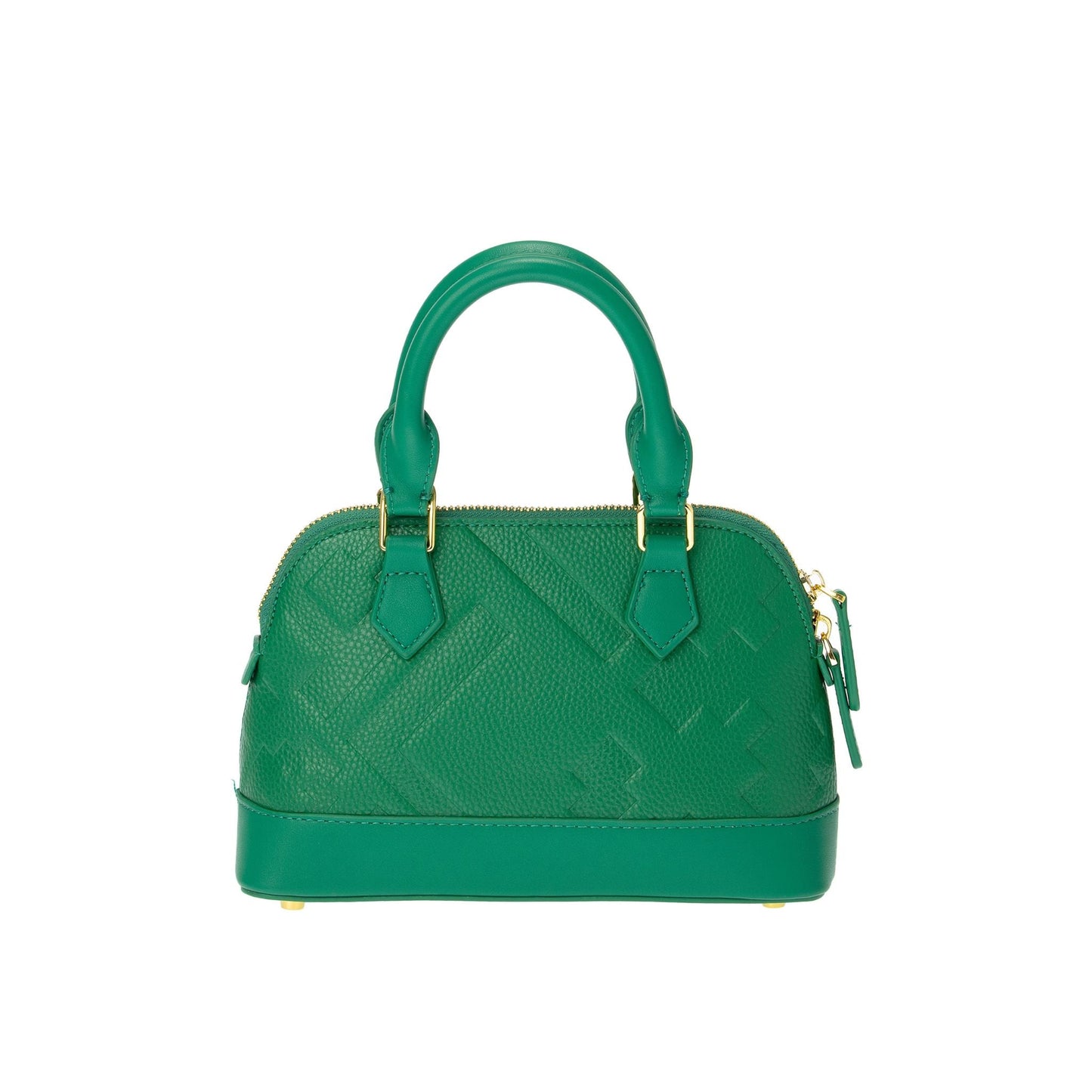 EMBOSSED DOME BAG - GREEN